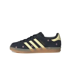 Adidas Gazelle Indoor Core Black Almost Yellow Floral
