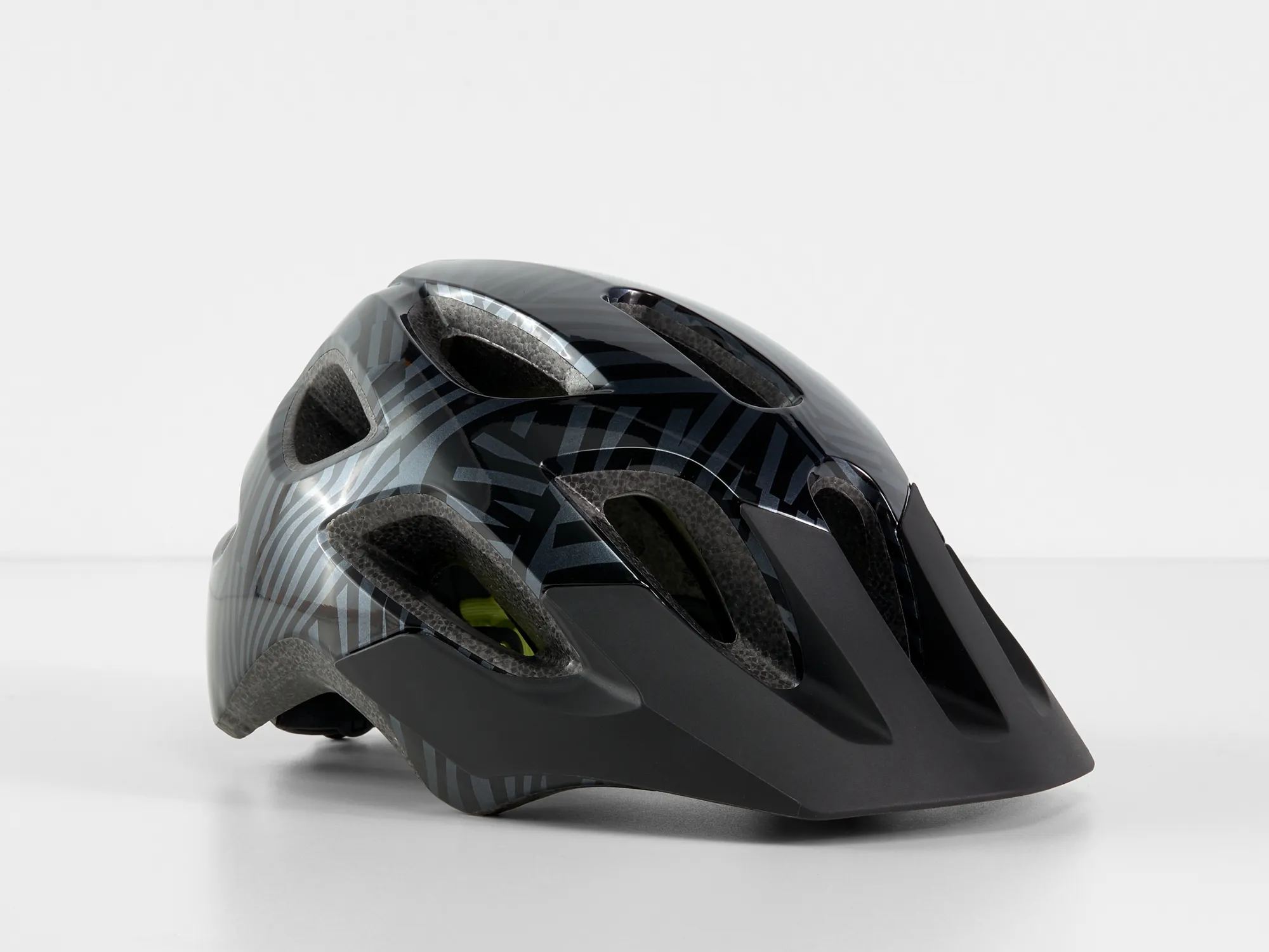 Casco Bontrager Tyro Youth Negro/Radioactive Yello
