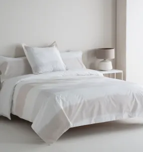 Funda Nórdica Reversible Percal 200h Cama 105 - Tie Die Beige y Gris